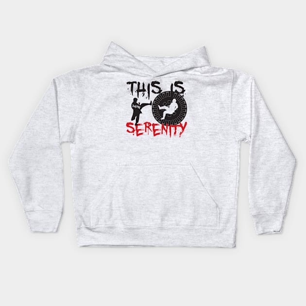 This Is Serenity Kids Hoodie by bigdamnbrowncoats